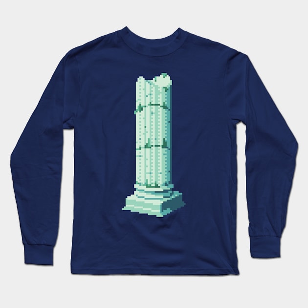 Underwater Pillar Long Sleeve T-Shirt by Maxim V. Sivokon